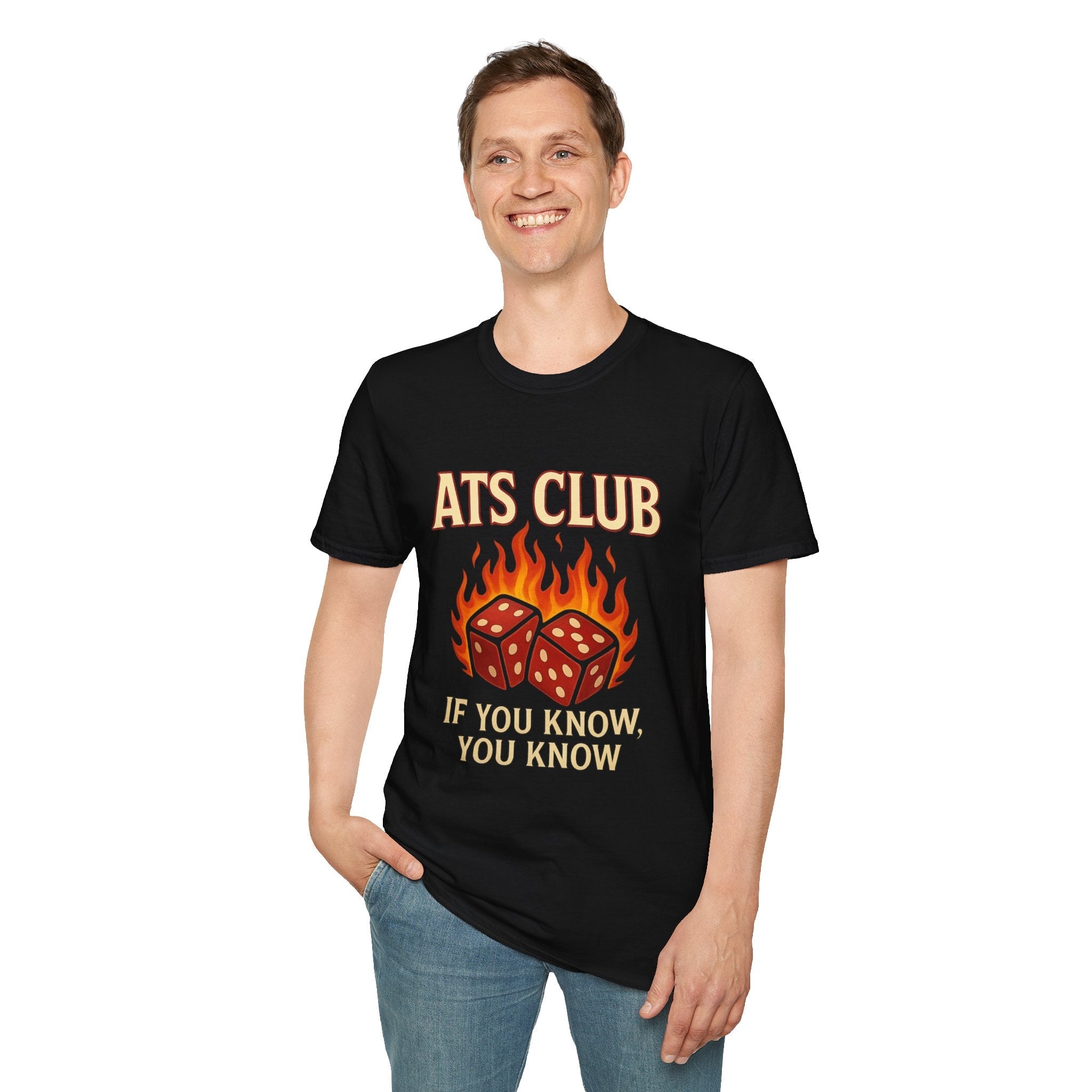 ATS Club Shirt – Funny Craps Tee for Dice Shooters & Casino Players (If You Know You Know) - Degen Supply Co