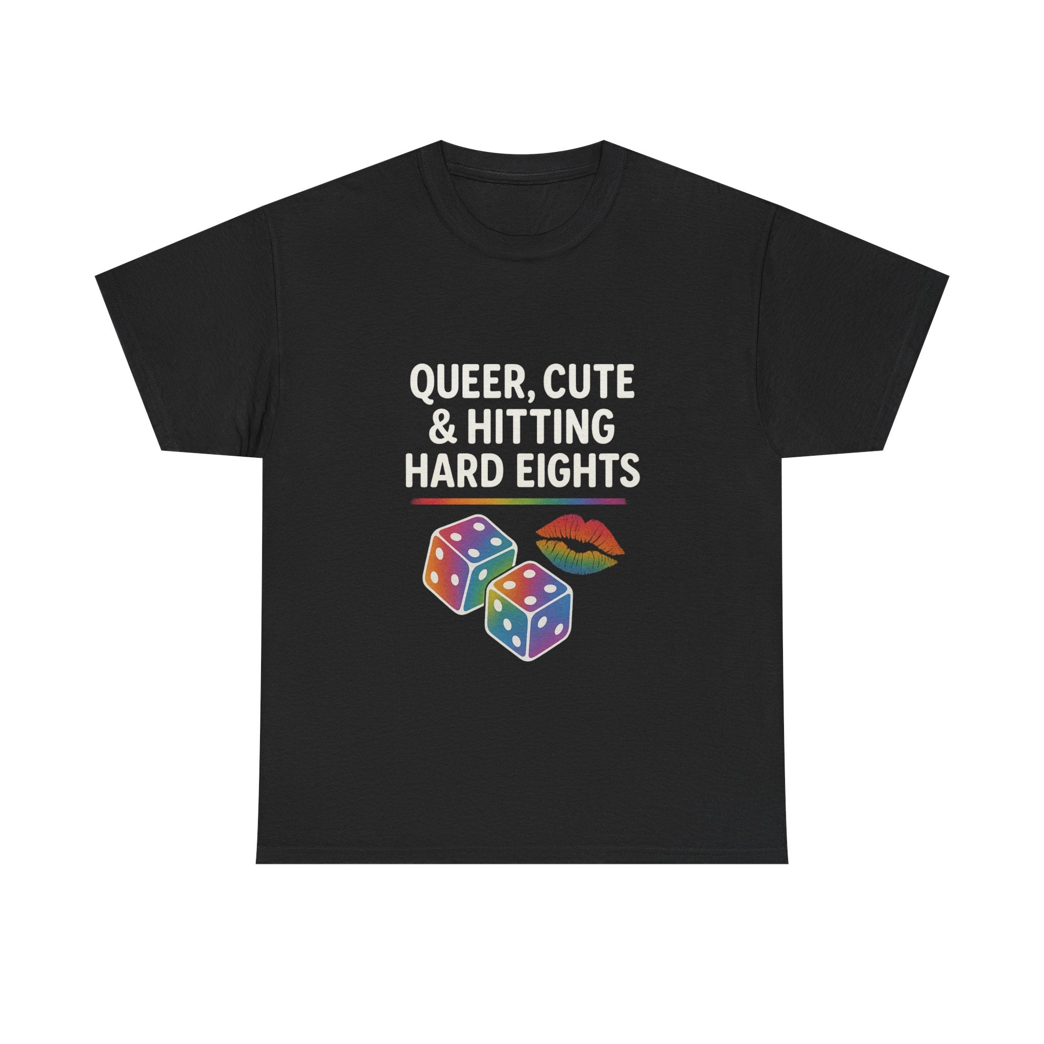 Pride Craps Shirt – Queer, Cute & Hitting Hard Eights Tee - Degen Supply Co